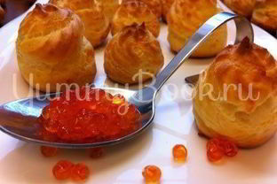 Закусочные сырные эклеры