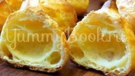 закусочные сырные эклеры