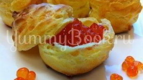 закусочные сырные эклеры