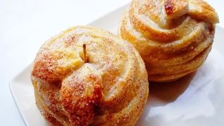 Запеченные яблоки в тесте