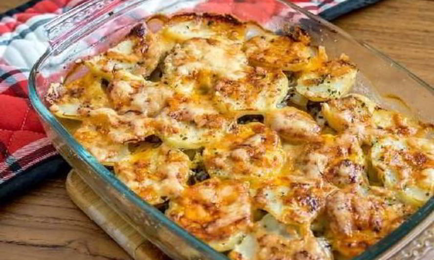 Рецепт деревенской запеканки из картофеля с овощами