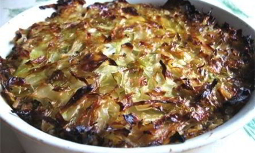 Рецепт капустной запеканки с манкой