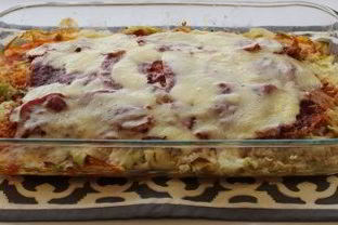 Капустная запеканка с сыром