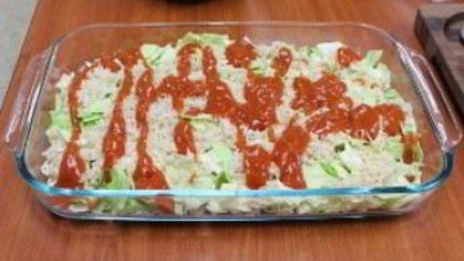 капустная запеканка с сыром