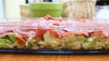 капустная запеканка с сыром