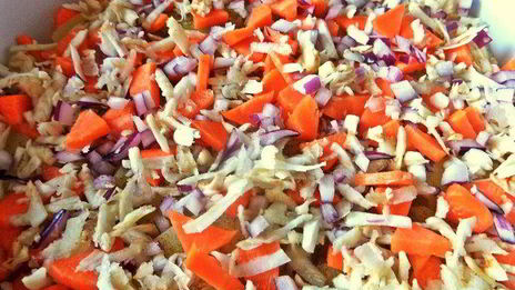 картофельная запеканка с курицей