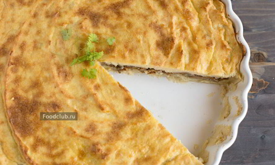 Рецепт картофельной запеканки с лисичками