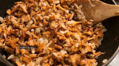 картофельная запеканка с лисичками