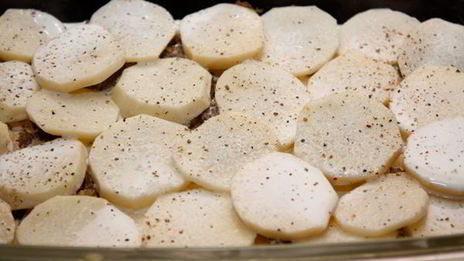 картофельная запеканка с мясом