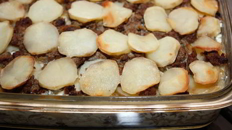 картофельная запеканка с мясом