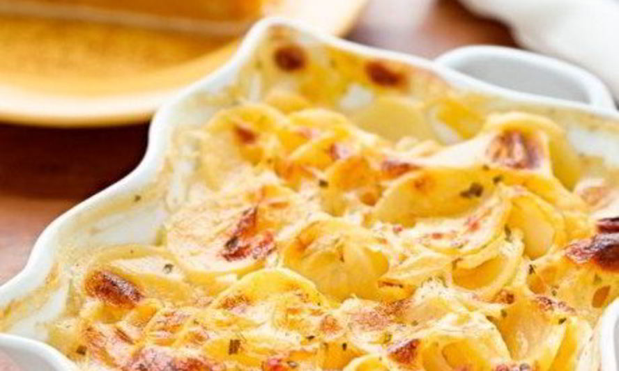 Рецепт картофельной запеканки с печенью и изюмом