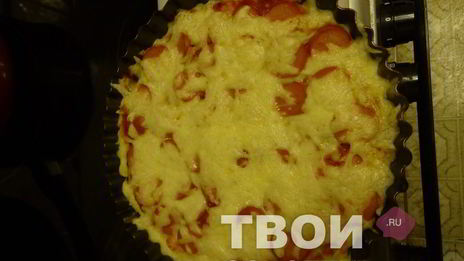 картофельная запеканка с сосисками