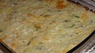 Картофельная запеканка с зеленью