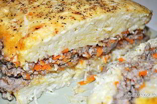 Лапшевник с мясным фаршем