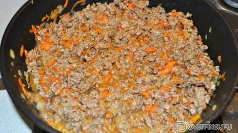 лапшевник с мясным фаршем