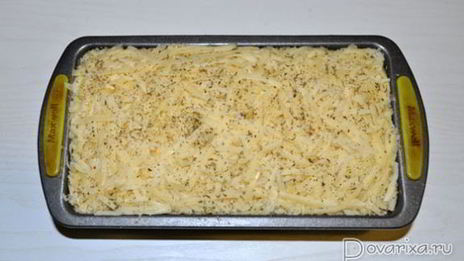 лапшевник с мясным фаршем