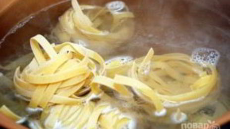 лапшевник с яйцом