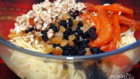 лапшевник с яйцом