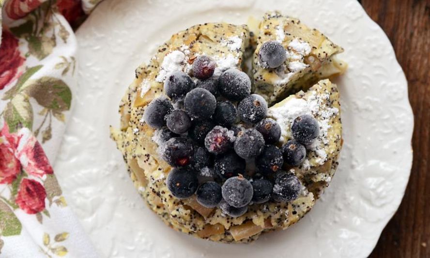 Рецепт маковой творожной запеканки