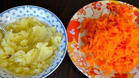 морковная мини-запеканка