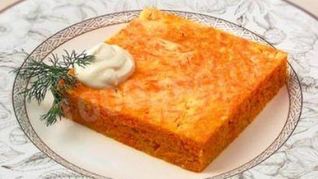 Морковная запеканка
