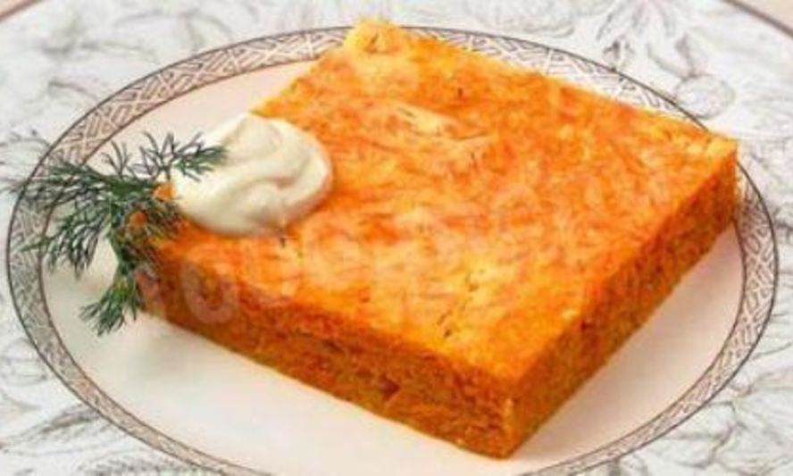 Рецепт морковной запеканки