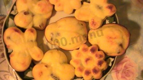 нежная творожная запеканка с изюмом