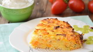 Овощная запеканка с рикоттой