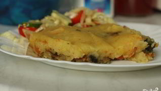 Постная запеканка из овощей