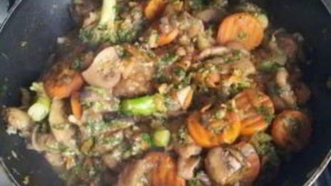 постная запеканка из овощей