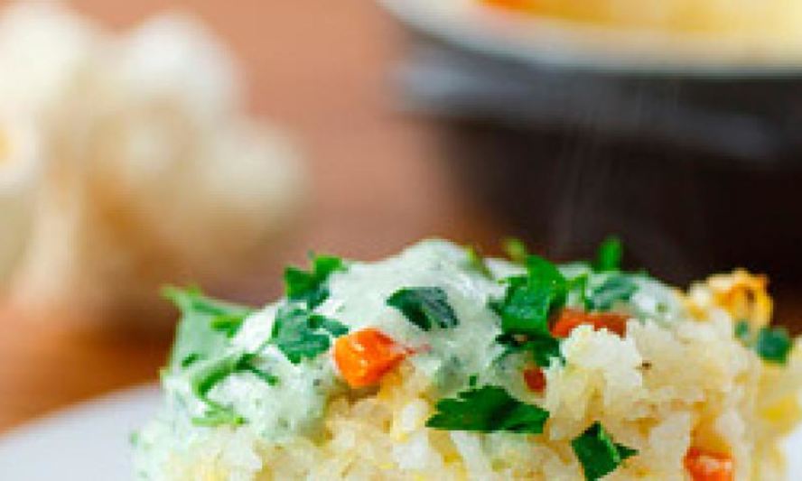 Рецепт рисовой запеканки с цветной капустой