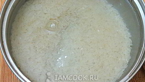 рисовая запеканка с яблоками и корицей