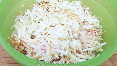 рисовая запеканка с яблоками и корицей