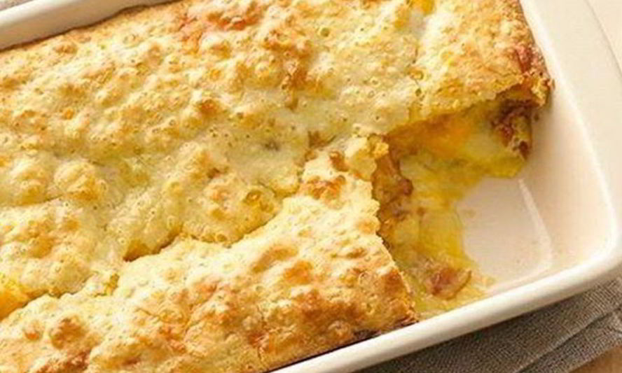 Рецепт творожной запеканки с яблоком