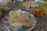 Яблочная запеканка с изюмом на пару