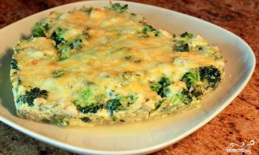 Рецепт запеканки из брокколи диетическая