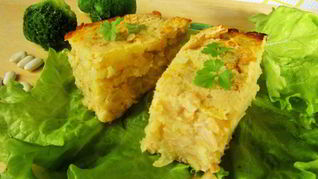 Запеканка из фасоли