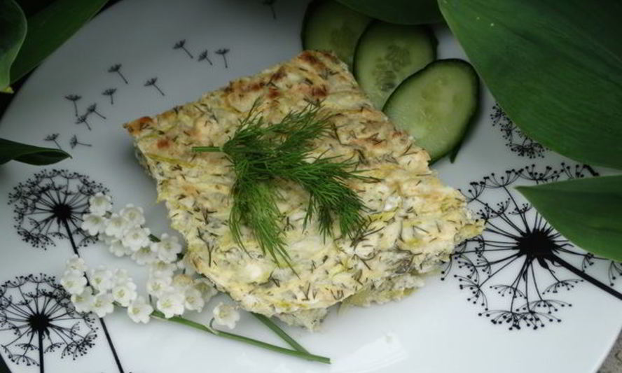 Рецепт запеканки из кабачков с фетой