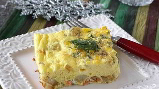 Запеканка из картофельного пюре