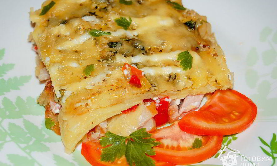 Рецепт запеканки из картофеля с копченым окороком