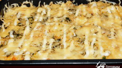 запеканка из картофеля с копченым окороком