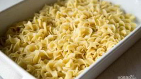 запеканка из лапши и курицы