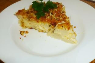 Запеканка из макарон и цветной капусты