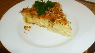 Запеканка из макарон и цветной капусты