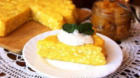 запеканка из паутинки с творогом