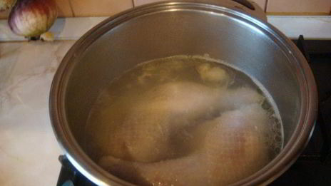 запеканка из цветной капусты с курицей