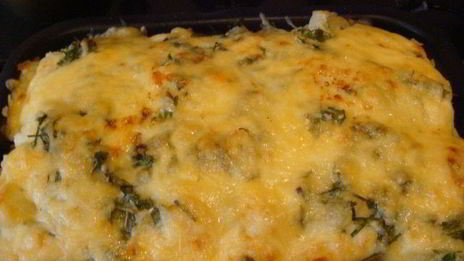 запеканка из цветной капусты с курицей