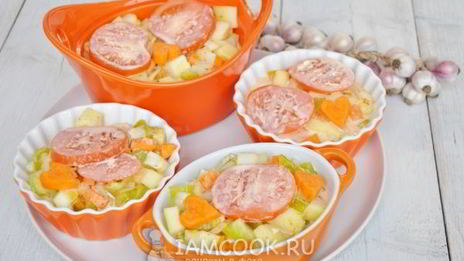 запеканка овощная с кабачками