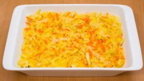 запеканка с капустой и фаршем