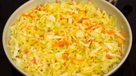 запеканка с капустой и фаршем